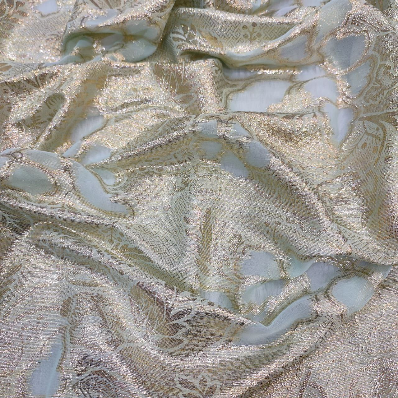 Georgette Jacquard Fabric-41133522