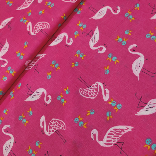 Swan Cotton Printed Cotton Fabric